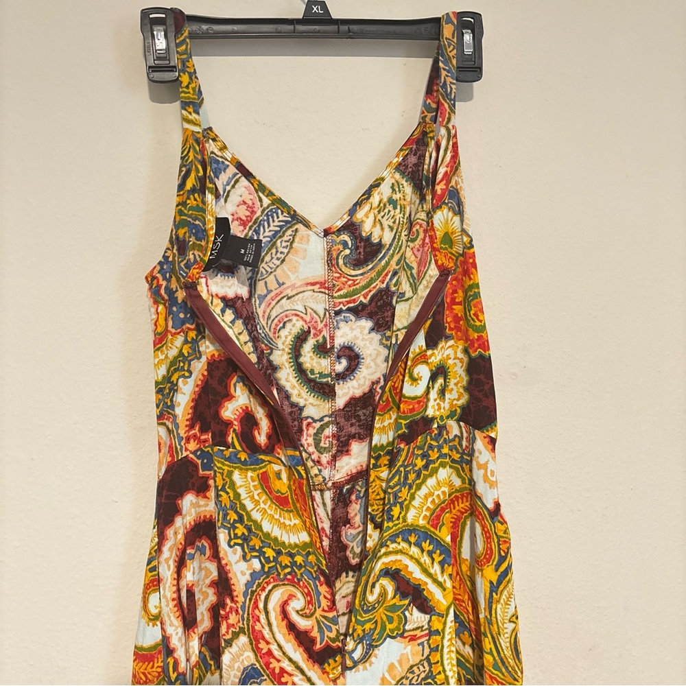 MSK Vibrant Paisley High Low Jumpsuits women’s - Picture 10 of 16
